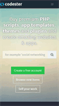 Mobile Screenshot of codester.com